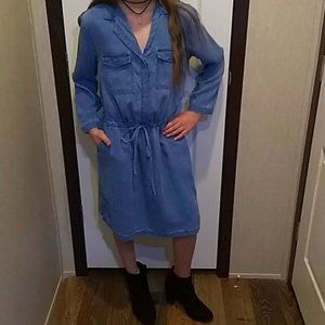 Old Navy Blue Denim Dress